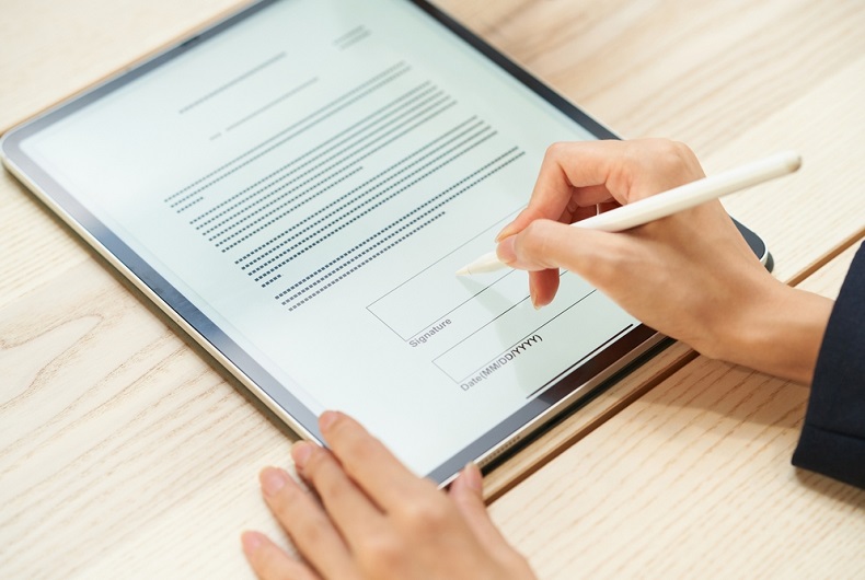 E-Signatures and surety agreements