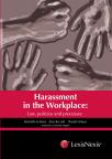 Harassment in the Workplace: Law, Policies and Processes cover